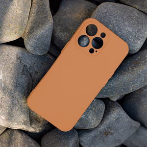 Silicon dėklas for iPhone 17 Pro 6,3" tangerine