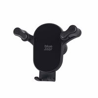 Automobilinis universalus telefono laikiklis Blue Star (Black Mirror) juodas