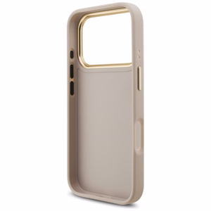 Guess 4G Big 4G Classic Logo Big Strap Metal Buttons dėklas iPhone 17 Pro Max (m) - rožinis