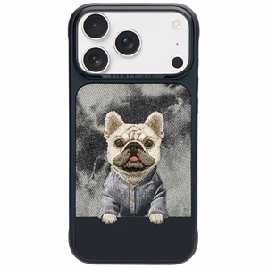 Nimmy Gentle Pets Series Dog MagSafe dėklas iPhone 17 Pro juodas