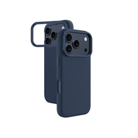 AmazingThing Glamour iPhone 17 Pro Max dėklas su stovu - mėlynas