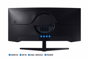 Samsung G55T monitorius 86,4 cm (34") 3440 x 1440 pikselių UltraWide Quad HD LED juodas