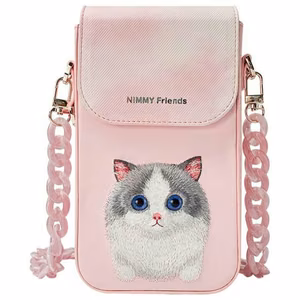 Nimmy Big Eyed Pet 2.0 Cat сумка-чехол для телефона - розовый