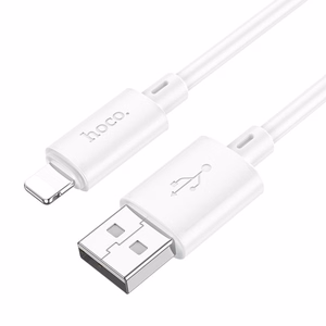 Kabelis USB A į Lightning Hoco 2,4A 1 m X88 baltas