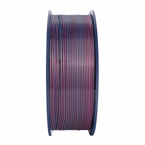 Sunlu PLA+ Silk keturių spalvų filamentas (raudonas-geltonas-žalias-juodas)
