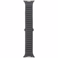 Dirželis Audi Logo Synthetic Leather Magnetic Ring skirtas Apple Watch 44/45/46/49mm juodas