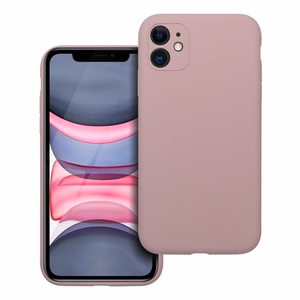 Silikoninis dėklas 2mm iPhone 11 smėlio rožinis