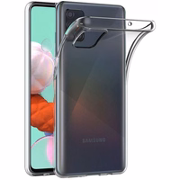 Permatomas dėklas 2 mm dėžutė Samsung A51