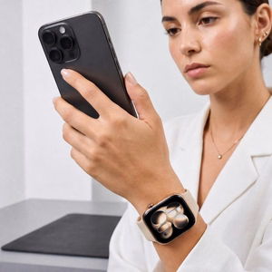 Tech-Protect silikoninis dirželis Apple Watch 44 / 45 / 46 / 49 mm, smėlio spalvos