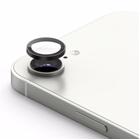 Ringke Camera Frame apsauginis stiklas 2 vnt. iPhone 16e - juoda