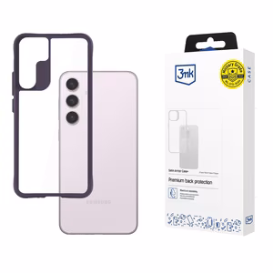 3mk Satin Armor Case+ фиолетовый для Samsung Galaxy S24 - прозрачный