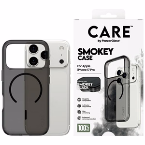 CARE by PanzerGlass Flagmanas Urban Explorer dėklas su juodu Magnetiniu iPhone 17 Pro - Juodas
