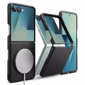 Ringke Onyx magnetinis MagSafe dėklas Samsung Galaxy Z Flip 7 - juodas