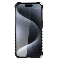 Audi IML Sport Magnetinis dėklas telefonui iPhone 15 Pro Max 6.7" juodas/juodas kietas dėklas AU-IMLMIP15PM-RSQ/D2-BK