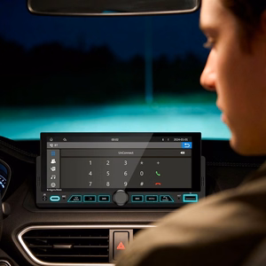 Kruger&Matz KM2017 1DIN CarPlay/AndroidAuto automobilio radijas
