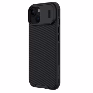 Dėklas Nillkin CamShield Pro Apple iPhone 15 Plus juodas