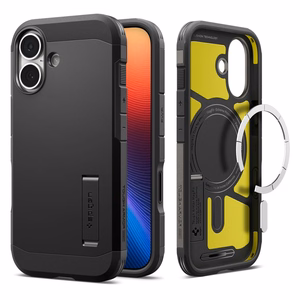 Spigen Tough Armor "T" Magnetinis dėklas telefonui iPhone 17 - juodas
