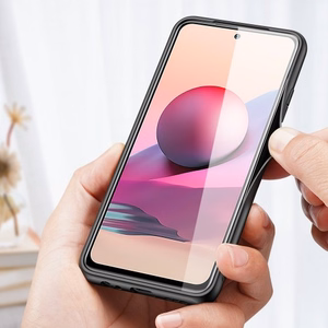 Dėklas Dux Ducis "Fino" skirtas Xiaomi Redmi Note 10 / Redmi Note 10S / Poco M5s žalias