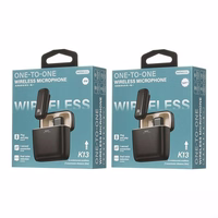 REMAX MICROPHONE K13 WITH CLIP USB-C juodas