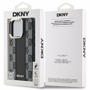 DKNY Languotas raštas magnetinis iPhone 16 Pro Max dėklas - juodas