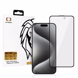 Apsauginis stiklas Tel Protect 10X Privatumo Titanium Iphone 15 Pro Max