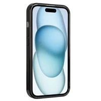 Audi IML Sport Magnetinis dėklas telefonui iPhone 15 / 14 / 13 6.1" juodas/juodas kietas dėklas AU-IMLMIP15-RSQ/D2-BK