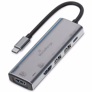 MediaRange MRCS511 USB-C šakotuvas „5 in 1“