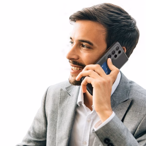 Dėklas telefonui Samsung Galaxy S25 Ultra su stovu ir pinigine (m) - juodas