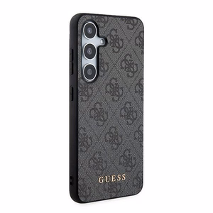 GUESS case for SAMSUNG A35 GUOHCSA35G4GFGR (PU 4G Classic Metal Logo) black