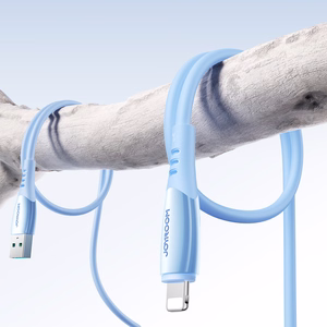 Joyroom S-A59 Vibrant Series 3A кабель USB-A — Lightning 1.2м синий