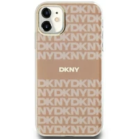 DKNY IML mono ir juostos magnetinis dėklas iPhone 11 / Xr - rožinis