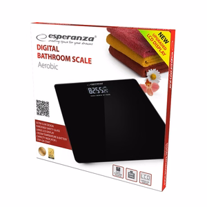 Esperanza EBS002K personal scale Electronic personal scale Square Black