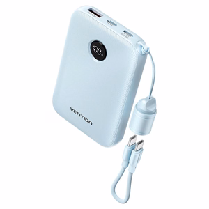 Vention 10000 mAh išorinė baterija 2xUSB-C 1xUSB-A 22,5 W, mėlyna