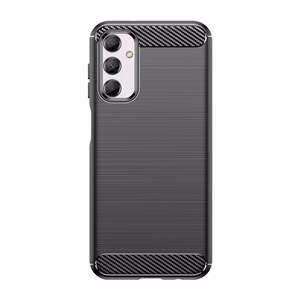 Lankstus anglies rašto dėklas Samsung Galaxy M14 telefonui Carbon Case - juodas