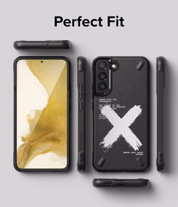 Ringke Onyx Design patvarus TPU dėklas Samsung Galaxy S22 + (S22 Plus) juodas (Grafiti)