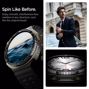 SPIGEN BEZEL TUNE DIVER SAMSUNG GALAXY WATCH 8 (44 MM) JUODAS