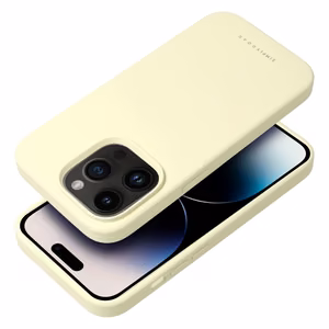 Roar Cloud Skin silikoninis dėklas iPhone 15 Pro Light Yellow
