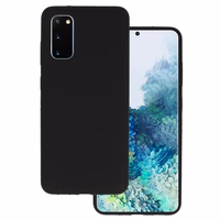Dėklas silikoninis Lite telefonui Samsung Galaxy S20 juodas