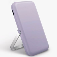 Magnetinė išorinė baterija Uniq Hoveo 5000mAh USB-C 20W PD (violetinė)