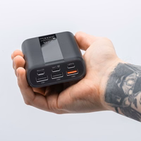 Išorinė baterija Forcell F-Energy Energo P20K2 QC3.0 PD 3A 22,5W 20000 mAh juoda