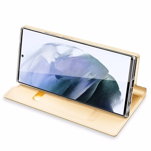 Dux Ducis Skin Pro dėklas Samsung Galaxy S22 Ultra auksinis
