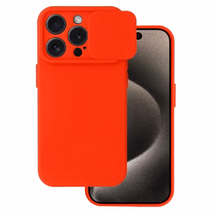 Camshield Soft dėklas telefonui Iphone 15 Pro Max raudona