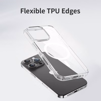 Rock Crystal Series Magnetinis dėklas telefonui Iphone 16 Plus skaidrus