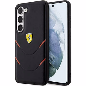 Ferrari FEHCS23SPBAK S23 S911 - juodas kietas dėklas Hot Stamp Lines