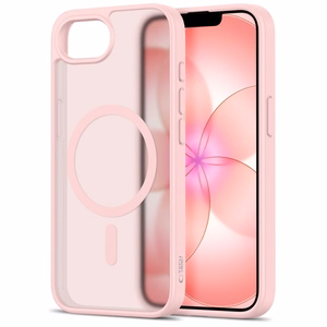 Tech-Protect BasicMag MagSafe dėklas iPhone 16e / 17e matinis švelniai rožinis