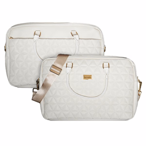 Wonder Dėklas nešiojamam kompiuteriui 15–16 colių pico quilted smėlio spalvos