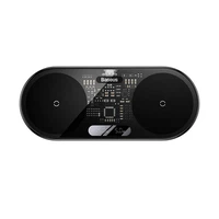 Dvigubas "Qi" belaidis įkroviklis "Baseus", skaitmeninis LED ekranas, 20 W