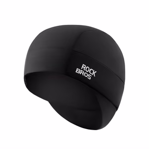 Rockbros M015 зимняя двусторонняя велошапка, размер 54-61 см - черный