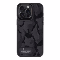 Tactical Camo Troop Dėklas for Apple iPhone 15 Pro Max Juodas