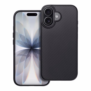 Carbon Elite Magnetinis dėklas telefonui suderinamas su MagSafe IPHONE 17 juodas